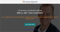 Desktop Screenshot of huntleywealth.com