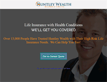 Tablet Screenshot of huntleywealth.com